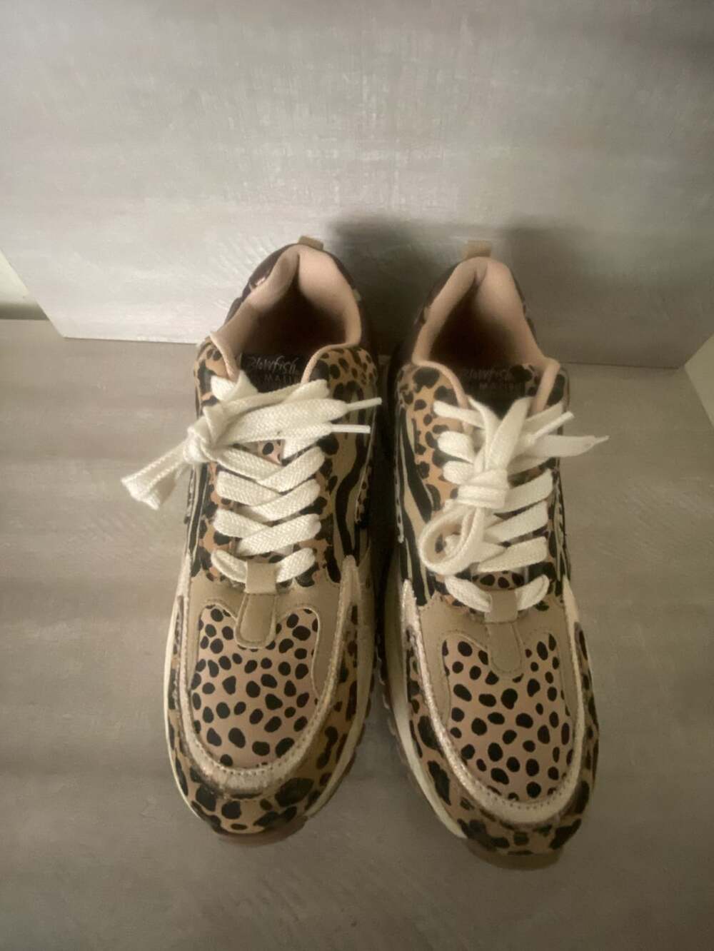 Blowfish Malibu Leo Sneaker Animal Print Platform 11M